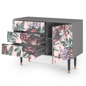 Sideboard - STORYZ - S3 Peach Peonies - Grey