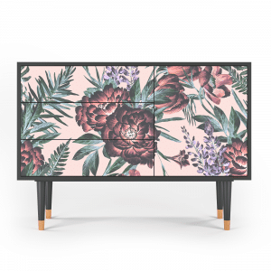 Sideboard - STORYZ - S3 Peach Peonies - Antracite