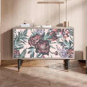 Sideboard - STORYZ - S3 Peach Peonies - Latte