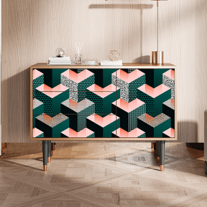 Sideboard - STORYZ - S3 Geometric Madness - Walnut