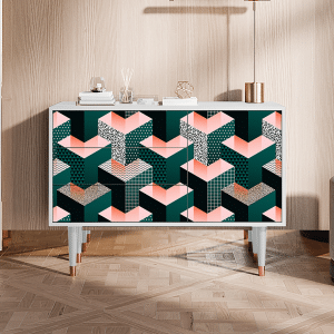 Sideboard - STORYZ - S3 Geometric Madness - White