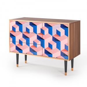 Sideboard - STORYZ - S3 Pinky Squares - Walnut