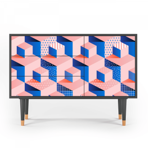 Sideboard - STORYZ - S3 Pinky Squares - Antracite