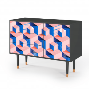 Sideboard - STORYZ - S3 Pinky Squares - Antracite