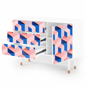 Sideboard - STORYZ - S3 Pinky Squares - White