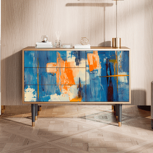 Sideboard - STORYZ - S3 Abstract Expressionism - Walnut