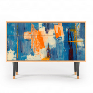 Sideboard - STORYZ - S3 Abstract Expressionism - Walnut
