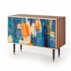 Sideboard - STORYZ - S3 Abstract Expressionism - Walnut