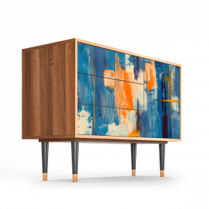 Sideboard - STORYZ - S3 Abstract Expressionism - Walnut