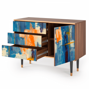 Sideboard - STORYZ - S3 Abstract Expressionism - Walnut