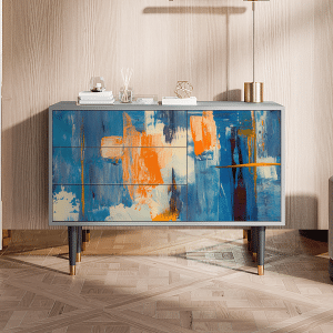 Sideboard - STORYZ - S3 Abstract Expressionism - Grey
