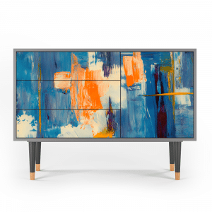 Sideboard - STORYZ - S3 Abstract Expressionism - Grey