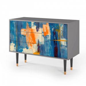 Sideboard - STORYZ - S3 Abstract Expressionism - Grey