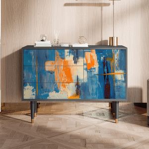Sideboard - STORYZ - S3 Abstract Expressionism - Antracite
