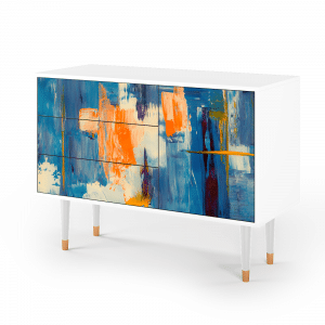 Sideboard - STORYZ - S3 Abstract Expressionism - White