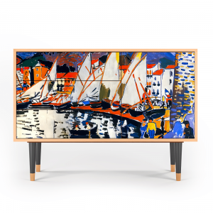Sideboard - STORYZ - S3 Le Séchage des voiles  - Walnut