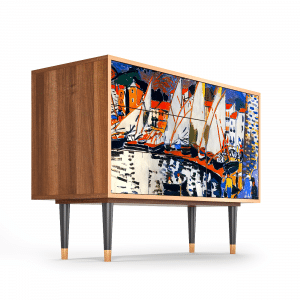 Sideboard - STORYZ - S3 Le Séchage des voiles  - Walnut