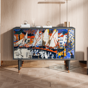 Sideboard - STORYZ - S3 Le Séchage des voiles  - Antracite