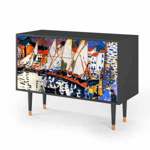 Sideboard - STORYZ - S3 Le Séchage des voiles  - Antracite