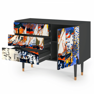 Sideboard - STORYZ - S3 Le Séchage des voiles  - Antracite