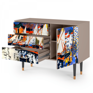 Sideboard - STORYZ - S3 Le Séchage des voiles  - Latte