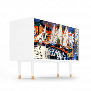 Sideboard - STORYZ - S3 Le Séchage des voiles  - White