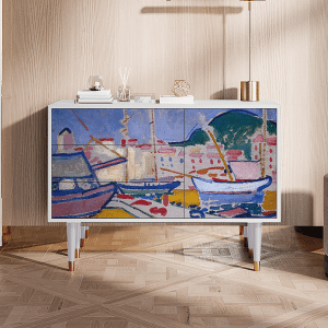 Sideboard - STORYZ - S3 The Port of Collioure
 - White