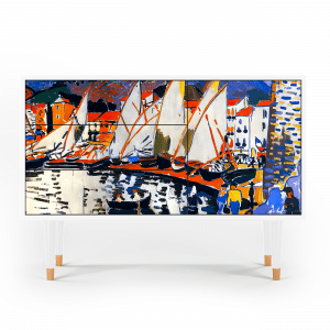 Sideboard - STORYZ - S3 The Port of Collioure
 - White