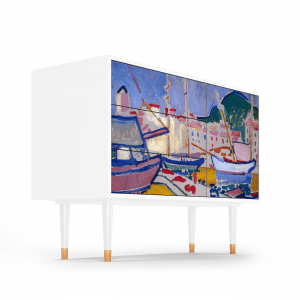 Sideboard - STORYZ - S3 The Port of Collioure
 - White