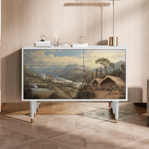 Sideboard - STORYZ - S3 View Across the Plains  - White