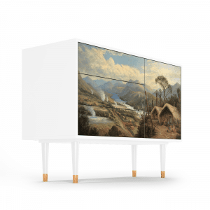 Sideboard - STORYZ - S3 View Across the Plains  - White