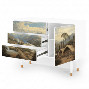 Sideboard - STORYZ - S3 View Across the Plains  - White