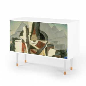 Sideboard - STORYZ - S3 The Cubist Paintings  - White