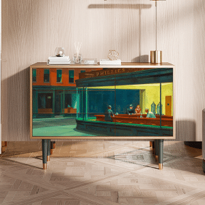 Sideboard - STORYZ - S3 Nighthawks by Hopper - Walnut