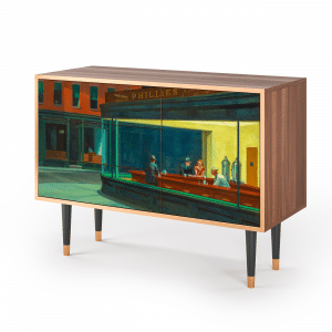 Sideboard - STORYZ - S3 Nighthawks by Hopper - Walnut