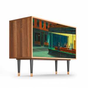 Sideboard - STORYZ - S3 Nighthawks by Hopper - Walnut