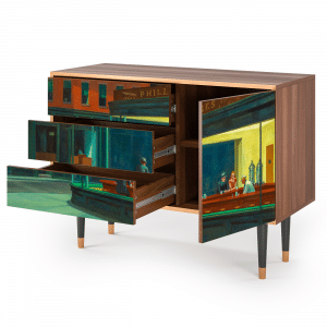 Sideboard - STORYZ - S3 Nighthawks by Hopper - Walnut