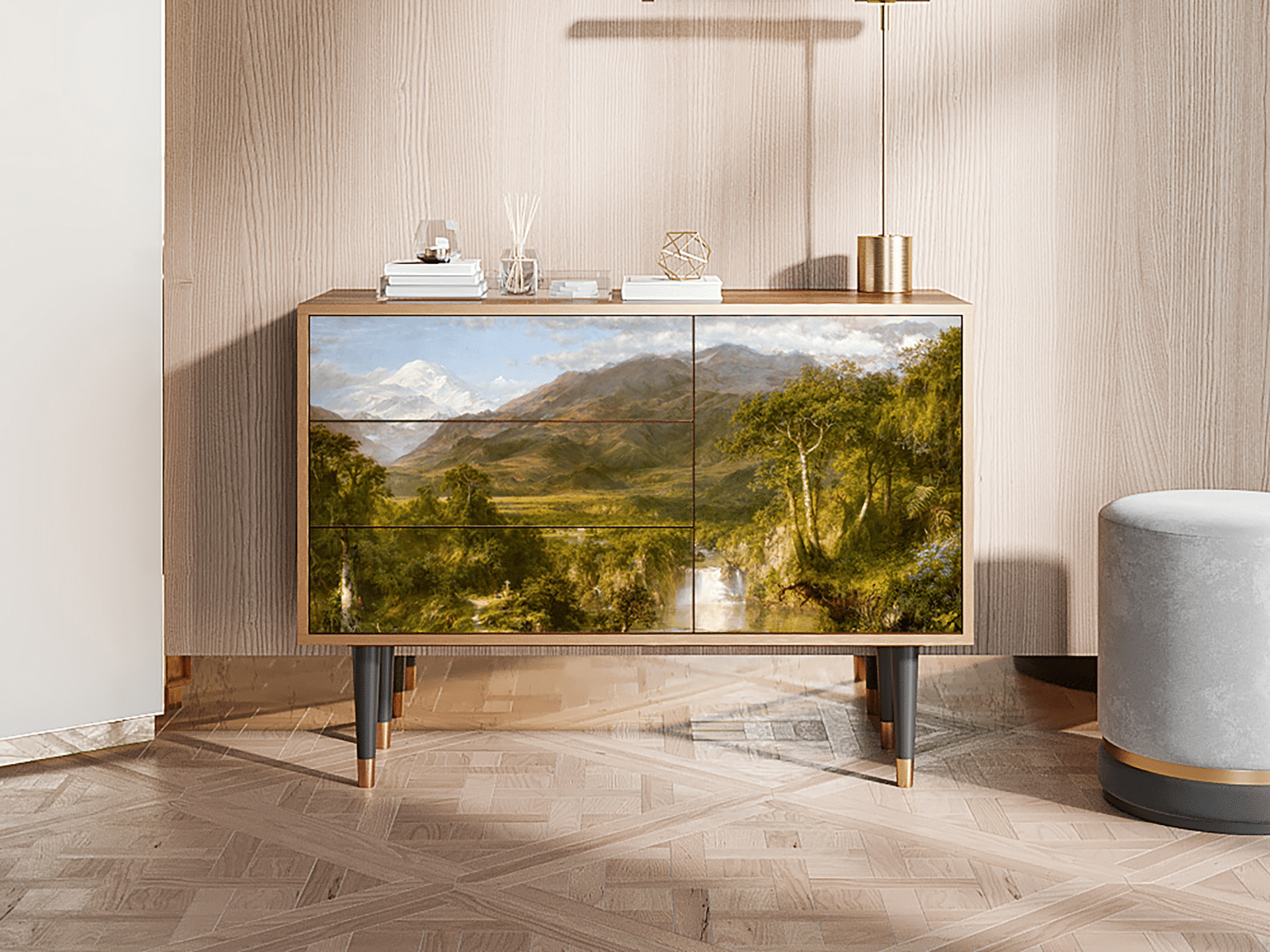 Sideboard - STORYZ - S3 The Heart of the Andes - Walnut Sideboard - STORYZ - S3 The Heart of the Andes - Walnut