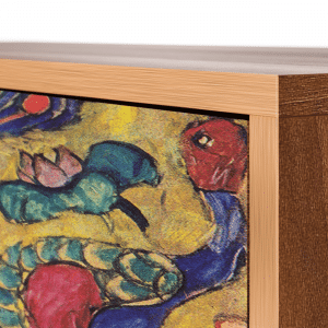 Sideboard - STORYZ - S3 Lady with Fan by Klimt - Walnut