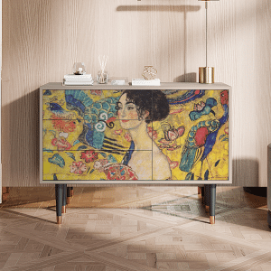 Sideboard - STORYZ - S3 Lady with Fan by Klimt - Latte