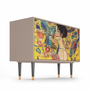 Sideboard - STORYZ - S3 Lady with Fan by Klimt - Latte