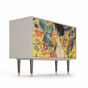 Sideboard - STORYZ - S3 Lady with Fan by Klimt - Sand