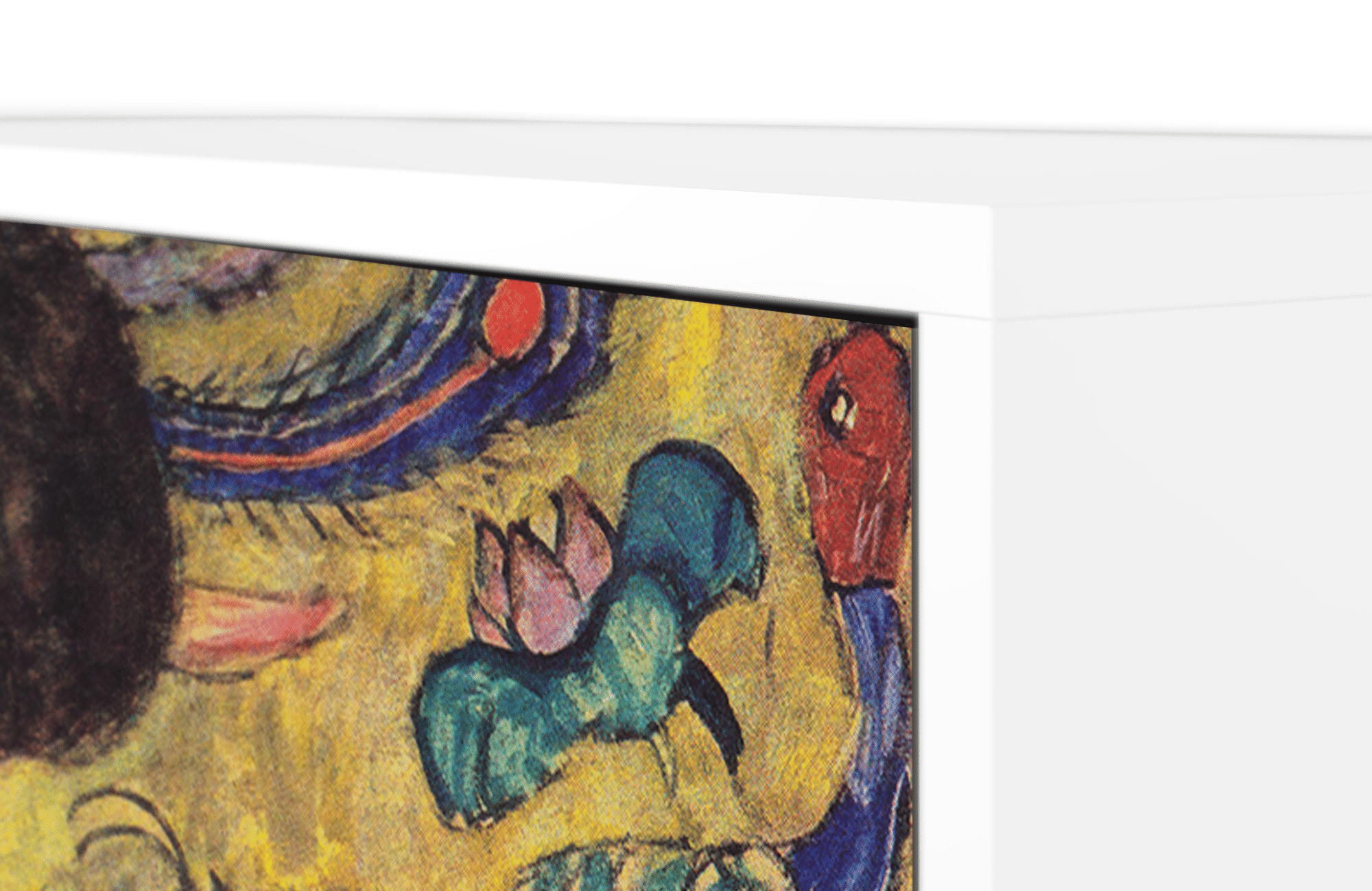 Sideboard – STORYZ – S3 Lady with Fan by Klimt – White Sideboard - STORYZ - S3 Lady with Fan by Klimt - White