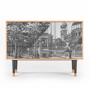 Sideboard - STORYZ - S3 View of the Piazza - Walnut
