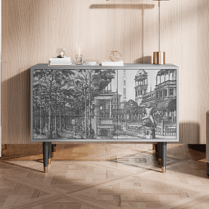 Sideboard - STORYZ - S3 View of the Piazza - Grey