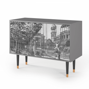 Sideboard - STORYZ - S3 View of the Piazza - Grey