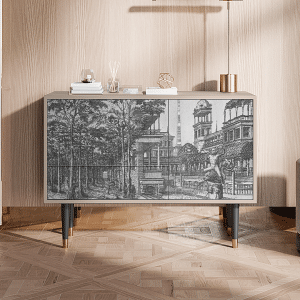 Sideboard - STORYZ - S3 View of the Piazza - Latte