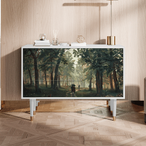 Sideboard - STORYZ - S3  Rain in the Oak Forest - White