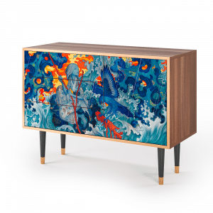 Sideboard - STORYZ - S3 The Girl - James Jean - Walnut