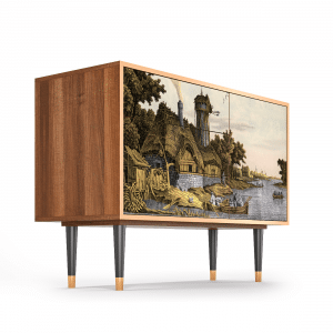 Sideboard - STORYZ - S3 Mill along a River - Walnut